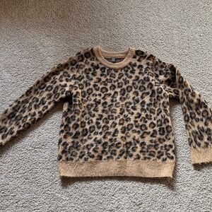 ALYA Leopard Print Sweater – Women’s L